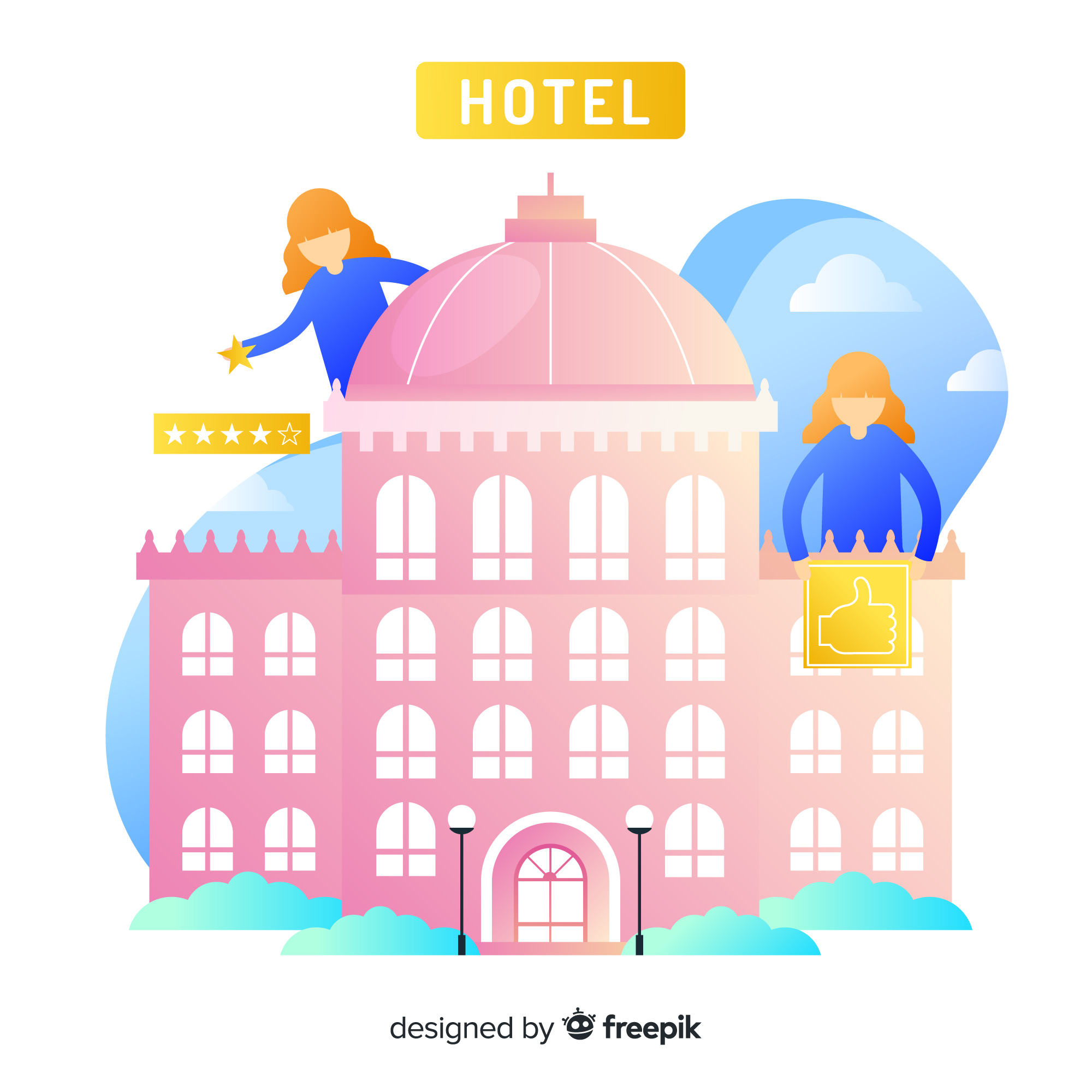 hotel illustration